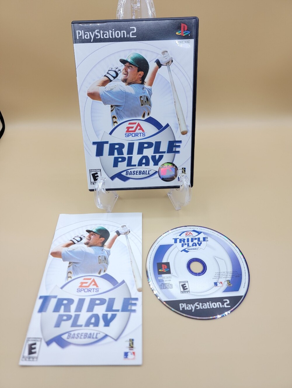 Triple Play Baseball (Sony PlayStation 2, 2001) MLB Baseball Manual Licensed